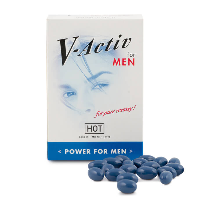 Hot ♂ V-activ (20 Pc.) - Supliment Alimentar Cu Ingrediente Active Naturale Destinat Bărbaților